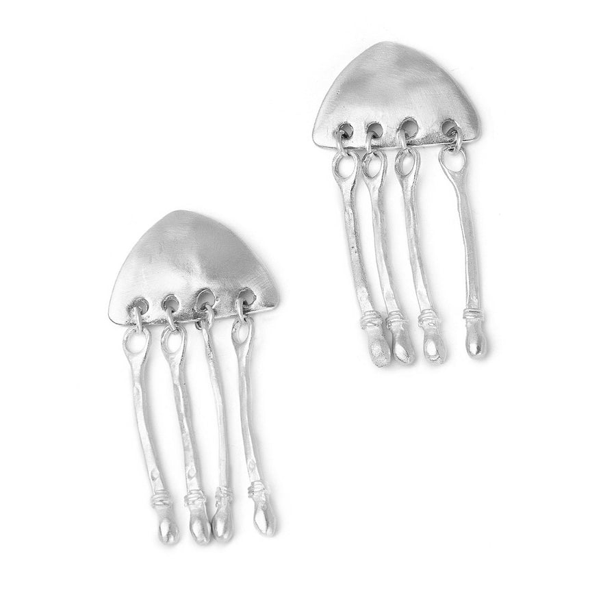 Lola Tassel  Earrings Silver