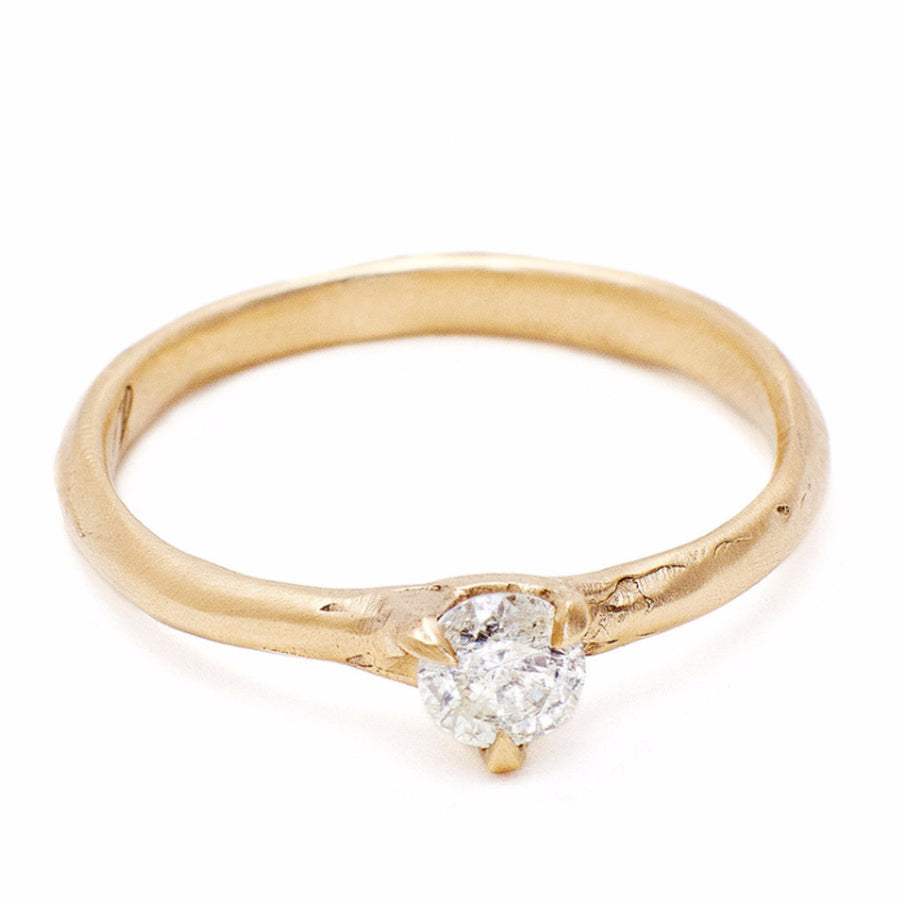 Yellow Gold Victorian Antique Baby Ring with Single Cut Diamond — Antique  Jewelry Mall